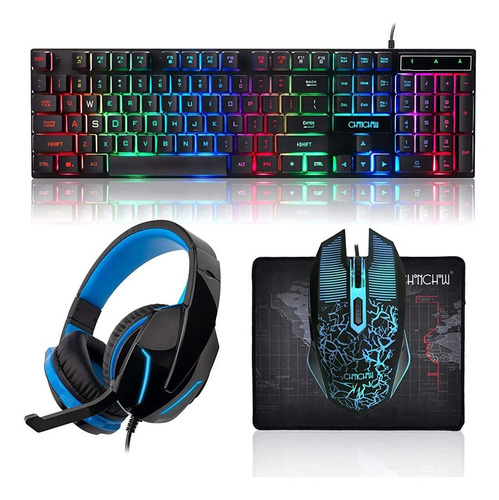 Chonchow Gaming Keyboard Mouse Y Gaming Headset And Mouse