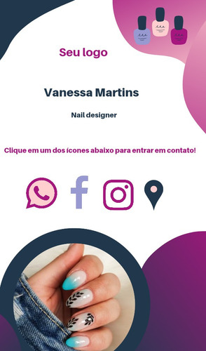 Imagem 3 de 4 de Cartão De Visita Interativo: Digital Personalizado Em Pdf!