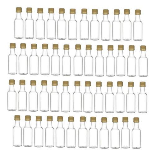 Nakpunar 45 Botellas De Licor De Plástico De 50 Ml Con Tapa