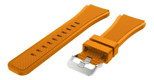 Correa 22mm Deportiva Texturizada Para Binden Era Hit Naranja Claro 2.2 Cm