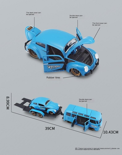 Modelo De Coche De Aleación 1:24 Con Coche Real