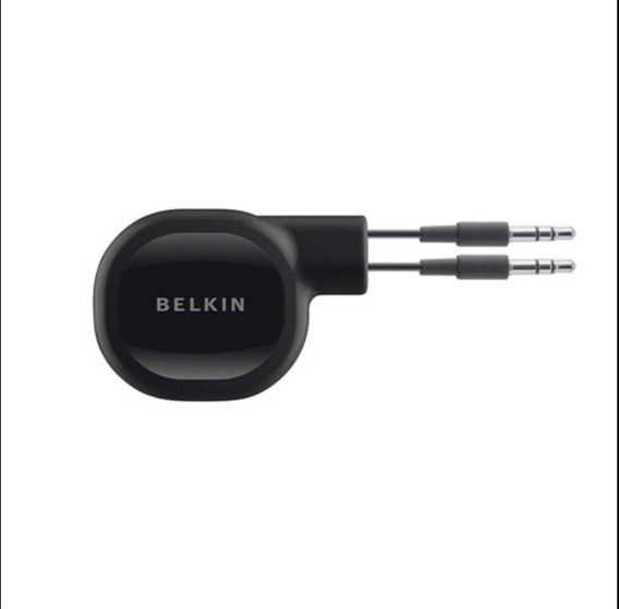 Belkin BELKIN MIXIT RETRACTABLE AUDIO CABLE AUX 3.5MM 90CM SPEAKER NEW AV10039BT03-GRN 
