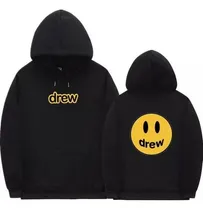 Comprar Polera Justin Bieber Drew Hoodie Unisex Polera Capucha Negro