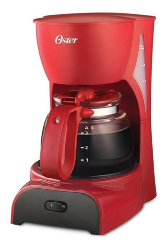 Cafetera Oster BVSTDCDR5 semi automática roja de filtro 220V