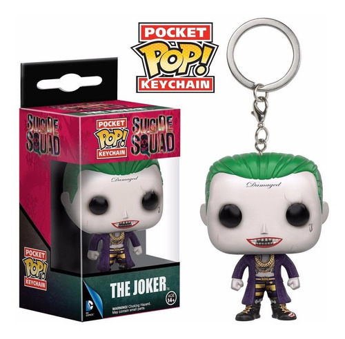 Funko Pop! Chaveiro - Coringa - Esquadrão Suicida 