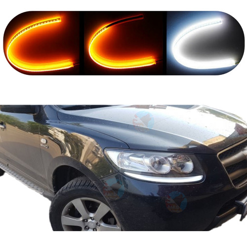 Fita De Led Farol Santa Fé 2008 2009 2010 2011 2012 Kit2 Drl