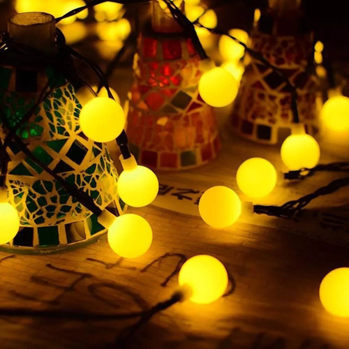 Cadena De Luces Led Solares Adecuadas Para Carpas De Fiesta