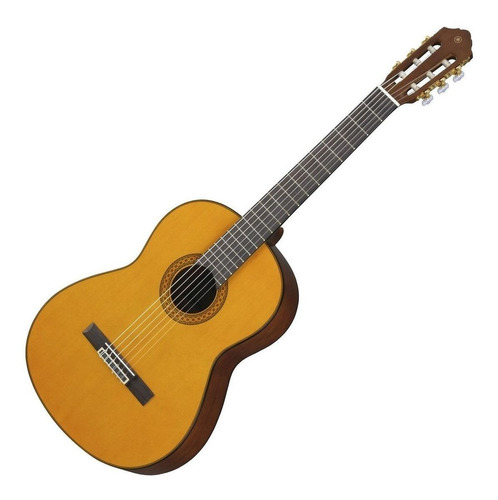 Imagen 2 de 5 de Guitarra criolla clásica Yamaha C80 para diestros natural brillante
