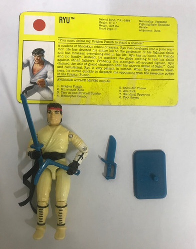 Gi Joe Ryu Street Fighter Vintage 