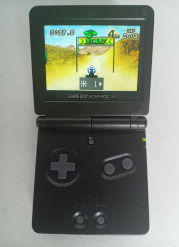 Game Boy Advance Sp Con Carcasa Metroid Y Pantalla Ips (Usado)