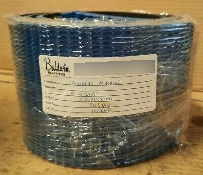 Baldwin Belt #302016 Blue Conveyor Belt (5 Wide X 6 Ttq