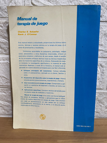 Manual De Terapia De Juego (Usado)