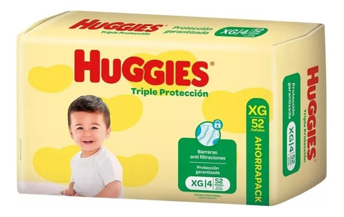 Huggies Classic Pack Mensual Ahorro Talle M, G, Xg, Xxg