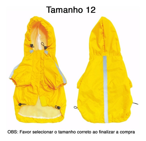 Capa De Chuva P/ Cachorros (roupa, Acessório, Blusa, Casaco)