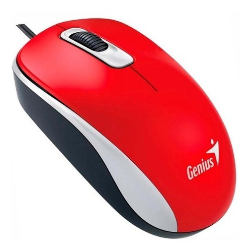 Mouse Genius Dx 110 Usb Rojo Somos Mayoristas