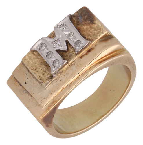 Anillo De 14k Oro Amarillo, 16.6 Gramos