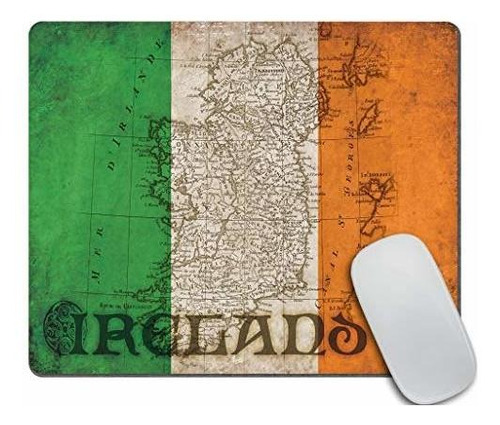 Pad Mouse - Ireland Vintage Flag Irish Emblem Mousepad,funny