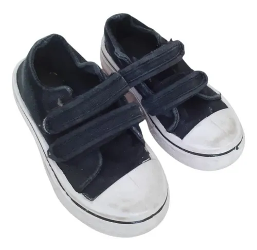 Zapatillas Negras Talle 24. 3 Meses De Uso. John Stone MercadoLibre