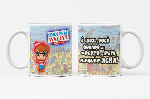 Caneca Onde Está Wally?