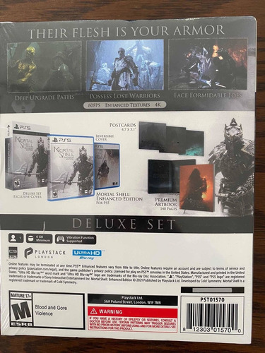 Mortal Shell Ps5 Enchanced Deluxe Set Edition Juego Souls