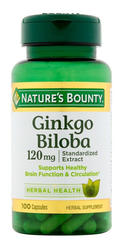 Ginkgo Biloba 120 Mg - Unidad a $1020