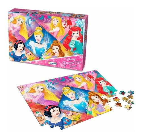 Puzzle Rompecabezas 120 Piezas Disney Princesas Palermo