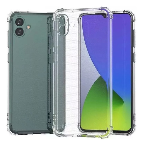 Funda Para Samsung A05 Reforzada Antishock Transparente