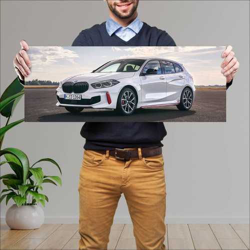 Cuadro 30x80cm Auto 2020 Bmw 1 Series Ti Auto 875