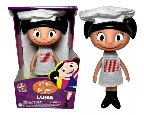Boneca Pequena Luna Chef De Cozinha Tradicional Original