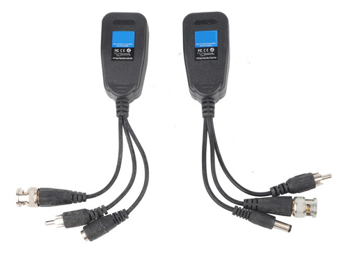 Video Balun Rj45 Salida Voltaje Transceptor Pasivo