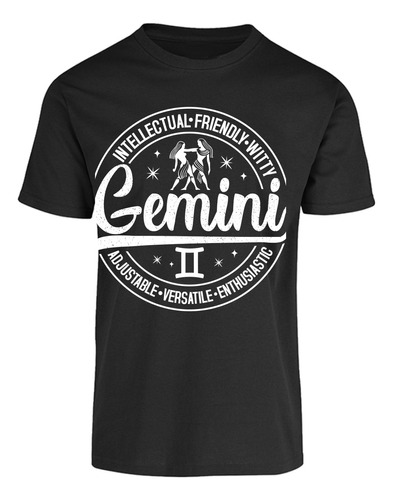 Playera Camiseta Signo Zodiacal Geminis - Zodiaco