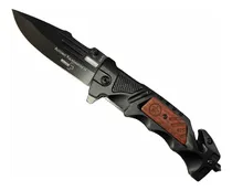 Comprar Canivete Retrátil Portátil De Bolso Faca Camping Pesca Caça Cor Pretou002FMadeira Böker