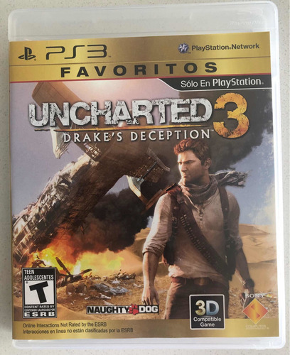 Uncharted 3, Drake S Deception, Ps3 Fisico