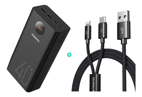 Energia 40000mah 2 1 iPhone Cable Usb Android