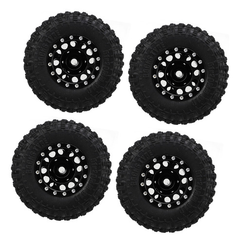 Neumáticos De Goma Para Coche Axial Scx24 1/24 Rc, 4 Piezas,