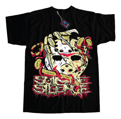 Remera Jason Silencio Suicida Dtf Calidad Premium