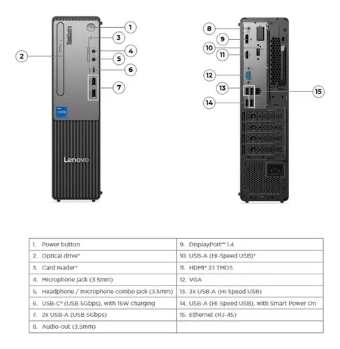 Desktop Lenovo Thinkcentre Neo 50s G5 Core I7 16gb 512gb