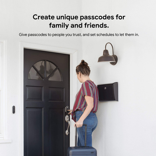 Smart Lock Google Nest X Yale, Resistente A Manipulaciones,