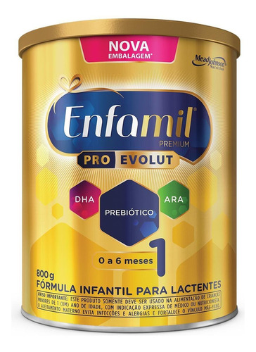 Leche de fórmula  en polvo  Mead Johnson Enfamil Premium 1  en lata de 800g - 0  a  6 meses