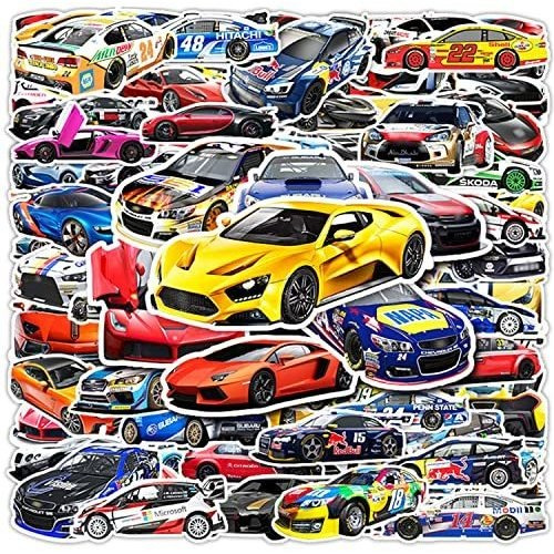 Pegatinas De Cola De Moda, 50 Pcs Vinyl Waterproof M8pjy