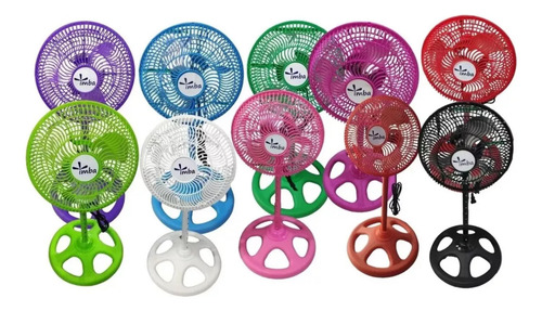 Ventilador De Pedestal 10 Pulgadas 3 Velocidades Metálico