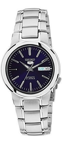 Seiko Reloj Snka05k Seiko 5 Automatic Blue Dial De Acero Ino