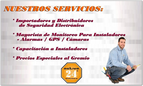 Alarma Domiciliaria Sp 4000 +teclado + Sensores Inalambrica