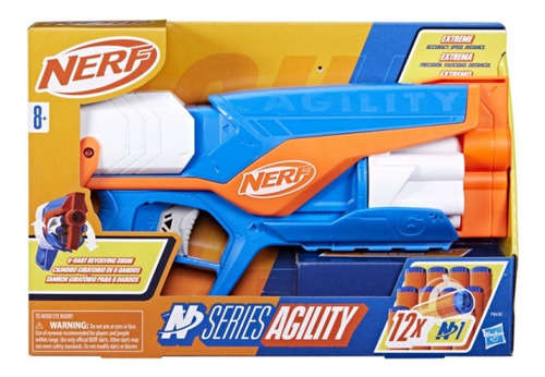 Lanzador Nerf N Series Agility + 12 Dardos / Diverti