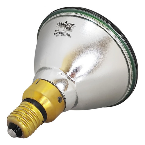 Lâmpada Halógena Par Colorida 38 100w 127v Verde 100 Peças