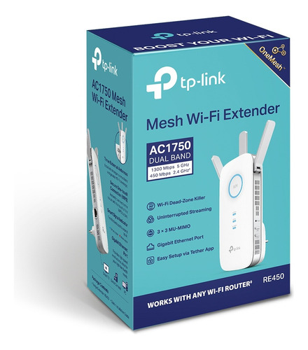 Access Point Extensor Amplificador Red Wifi Ac 1750 Re450 V4