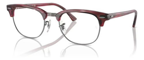 Armazon Rayban Oftalmico Modelo Rb5154 Clubmaster Rojo