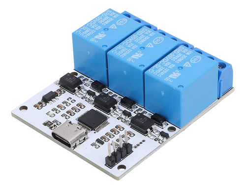 Módulo De Relé De Control De Puerto Serie Usb De 3 Canales T