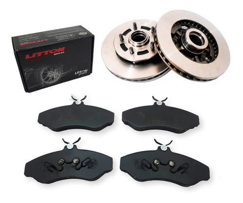 Kit Discos Y Pastillas Chevrolet Blazer 1997-2011 4x2 Delant