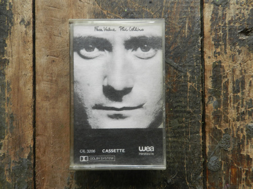 Phil Collins  Face Value    Cassette 